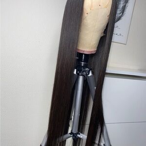 30” Brazilian Straight Lace Wig – 180% Density – HD Lace – Brand New Human Hair